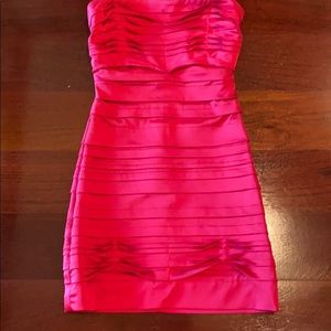 Bcbg maxazria red cocktail mini dress size 0